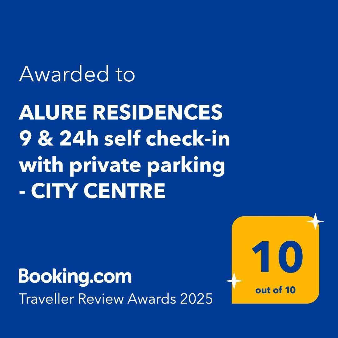 Alure Residences 9 & 24H Self Check-In, Private Parking In Front Of The Apartment Building Included, New Building, Terrace, The Apartment Building Has Its Own Park With A Lake And Outdoor Fitness, Children'S Playground, City Center Banská Bystrica Exterior foto